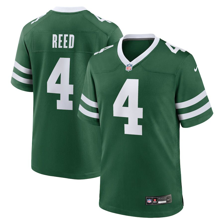 Men New York Jets #4 D.J. Reed Nike Legacy Green Game NFL Jersey